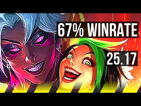 NILAH & Nautilus vs JINX & Braum (ADC) | 67% winrate, Godlike | KR Diamond | 25.17