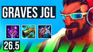 GRAVES vs ZED Perfect KDA 17-0-10 KR Diamond 26.5