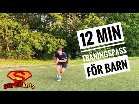 12 min träningspass för barn