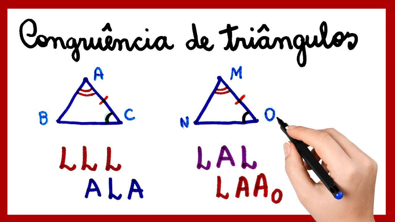 CONGRUÊNCIA DE TRIÂNGULOS.