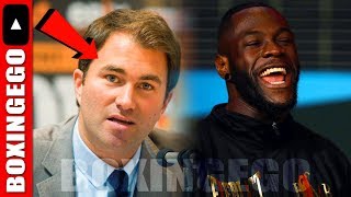 JOSHUA VS POVETKIN WILL NOT SELL OUT ADMITS EDDIE HEARN BLAMES FANS AJ VS DEONTAY WILDER DESIRE