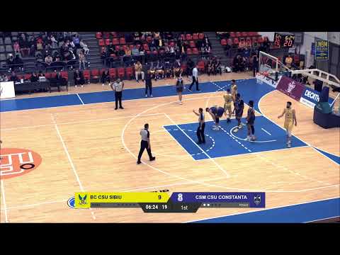 LNBM Getica 95 2023-2024:BC CSU Sibiu - CSM CSU Constanța (Places 5-8, Game 1)