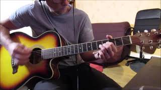 My own prison (Creed) cover acoustic guitar + tutorial riff