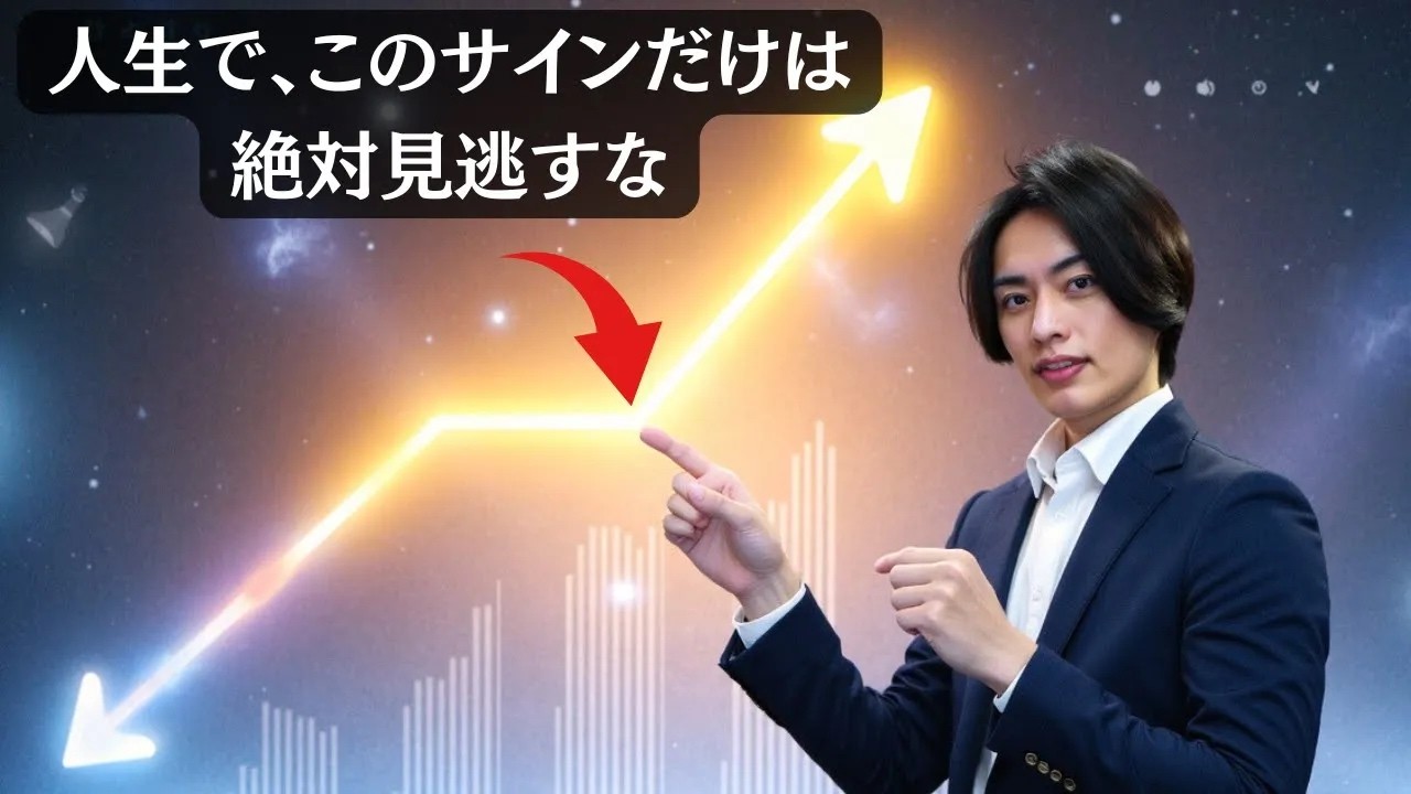 【潜在意識】人生が激変する前に起きる３つの前兆サイン。