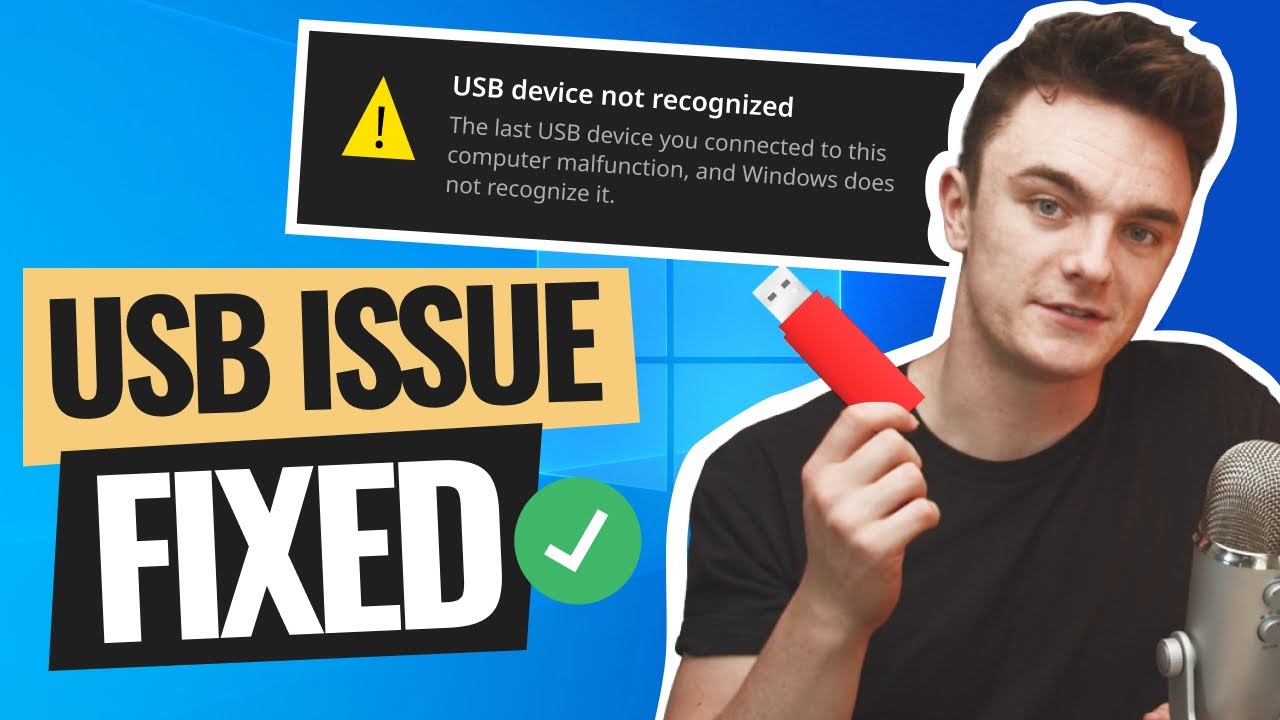 How to Fix -USB device not recognized- Error on Windows 10 - CleverFiles