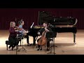 Brahms: Clarinet Trio, Opus 114 (arr. Viola, Cello, Piano)