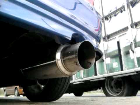 mazda protege 2.0l with megan racing exhaust