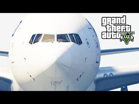GTA 5 SP #14 - Boeing 777 Mod