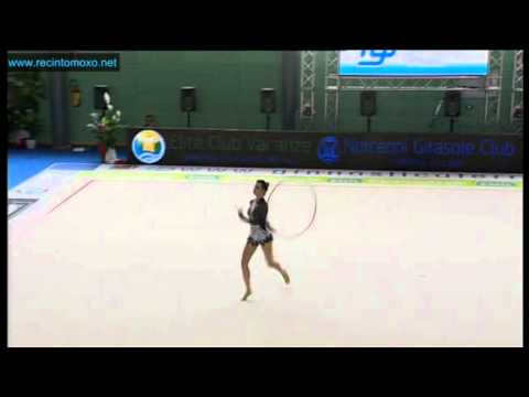 Federica Febbo Hoop Italian Nationals 2012 Rhythmic Gymnastic