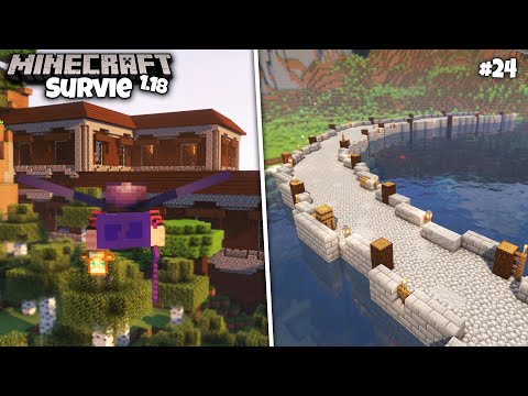 I'm off to EXPLORE in the woods for the MANSION!  -Minecraft Survival 1.18 #24-