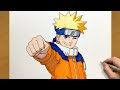How To Draw Naruto Uzumaki Step By Step Naruto Drawing Easy