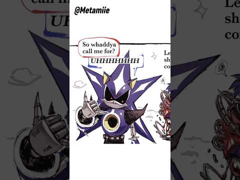 Metal Sonic Is COOKED😰#sonicthehedgehog #metalsonic #neometalsonic #comicdub #amyrose #shorts
