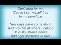 Electric Light Orchestra - In My Own Time Lyrics