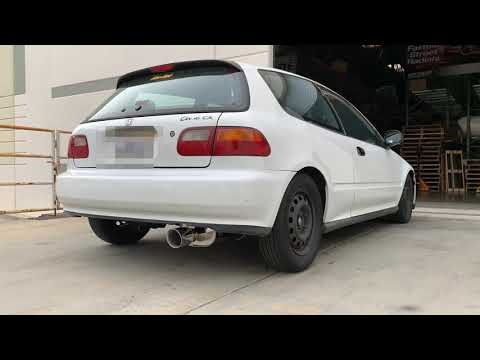 Revel Medallion Touring-S exhaust system for 92-95 Honda Civic Hatchback (T70004R)