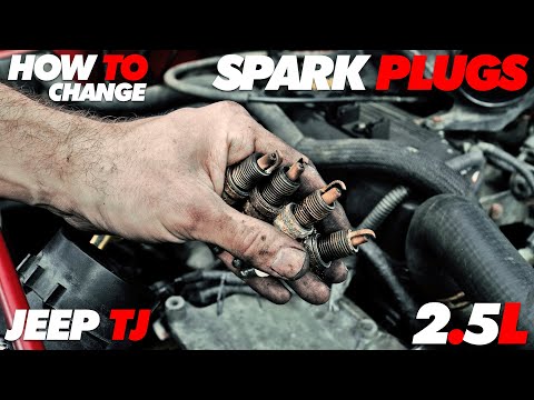 How To Change Spark Plugs Jeep TJ 2.5L