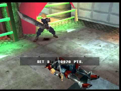 Ehrgeiz PSX Cloud Strife Longplay