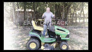 DIY Hack for Disabling a John Deere Seat Safety Switch