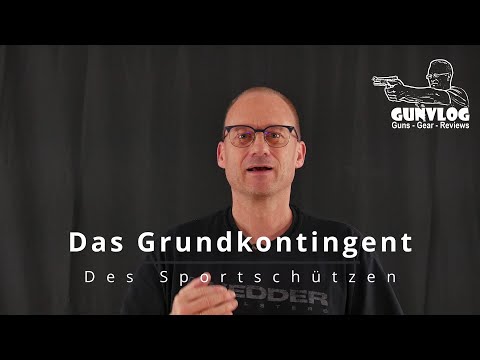 Das Grundkontingent des Sportschützen