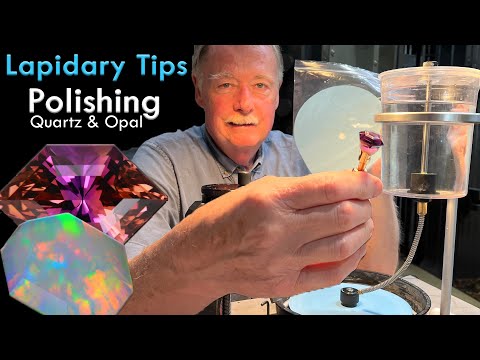 Lapidary Tip: Charging Technique with Dynalap Spectra Laps when Polishing Quartz & Opal
