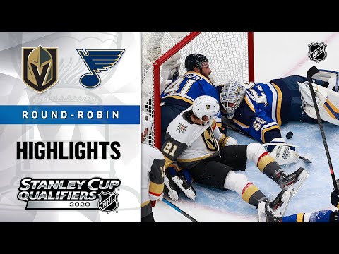 NHL Highlights | Golden Knights @ Blues, Round Robin - Aug. 6, 2020
