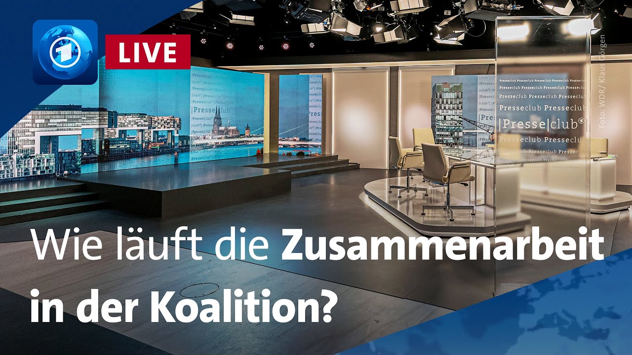 Live: Presseclub | Regieren als Zitterpartie: Wie kommt das Land voran?
