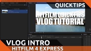 How to make a Vlog Intro Card in Hitfilm 4 Express