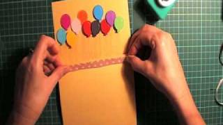 pop up Balloon card
