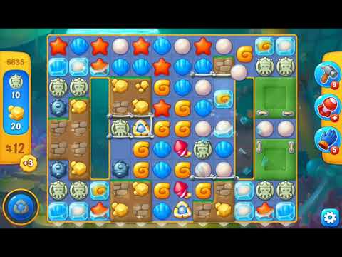 Fishdom 2021 - Level 6635   #playrix #fishdom #gaming