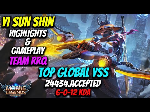 TEAM RRQ | YSS Gameplay | Top Global YSS 24434.Accepted | Mobile Legends Gameplays