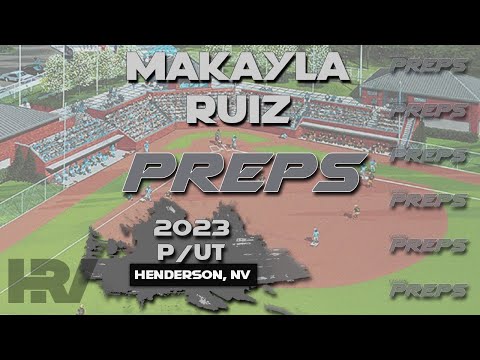 2023 Makayla Ruiz 🥎 Pitcher and UT, Softball Skills Video - USA Preps