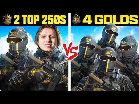 CAN 2 TOP 250 PLAYERS BEAT 4 GOLDS!?