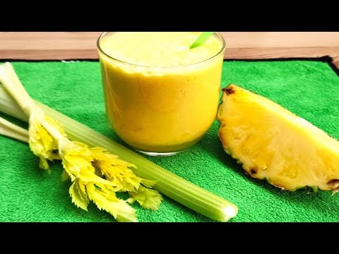 Jugo de Piña y Apio - El mejor Jugo Diurético ¡FUNCIONA! Beneficios para la Salud