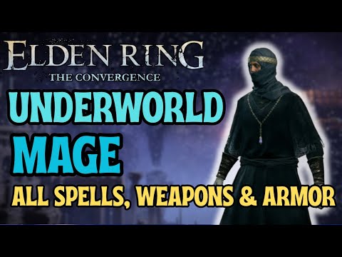 The Path of the Underworld Mage in Elden Ring Convergence - All Weapons, Spells and Armor Locations