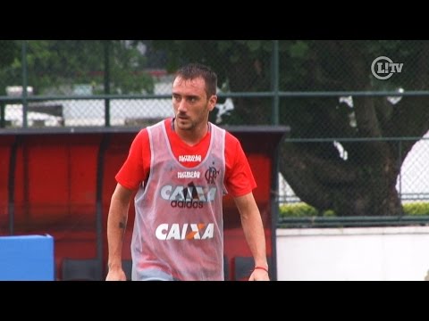 Mancuello marca dois lindos gols em treino do Flamengo