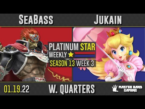 PSW S13:W3 - Jukain (Peach) vs SeaBass (Ganon) - W Quarterfinals