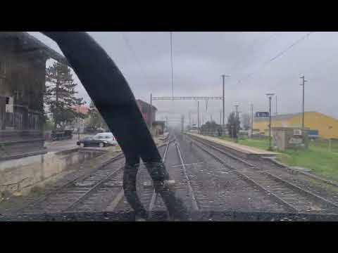 4K [Cab ride][Führerstandmitfahrt] Biel/Bienne - Zürich HB, en cabine d'un ICN (RABDe 500)
