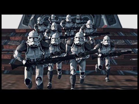 KILL YODA! 4 Factions Battle on Kashyyyk! Star Wars Mod