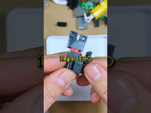 an official LEGO set with illegal technique? #LEGO #legos #AFOL #legobuild #legomoc
