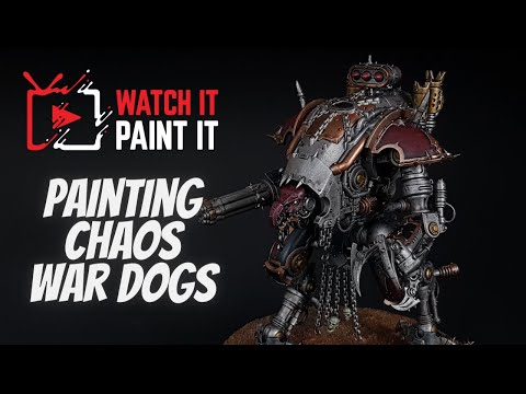 Painting the NEW Chaos War Dog | Warhammer 40k