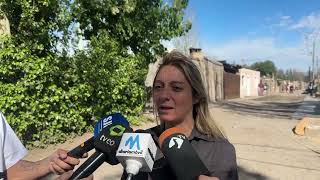 El operativo de asistencia tras los incendios en Villa San Cayetano