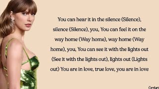 Taylor Swift - You Are In Love (lyrics)