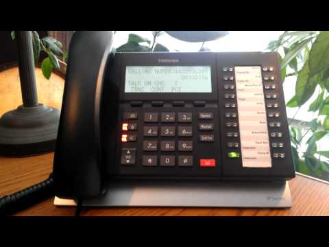How to Transfer Calls using Toshiba DP5000 & IP5000 Phones