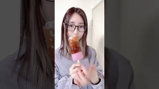 ロールアップアイスを代用品で食べてみることに…