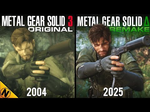 Metal Gear Solid Delta: Snake Eater - Remake vs Original | Direct Comparison