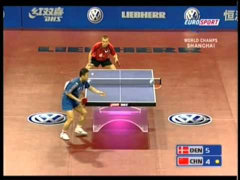 Maze Michael vs  Ma Lin - WTTC 2005 - 1/2 Finale  FULL MATCH (short Form)