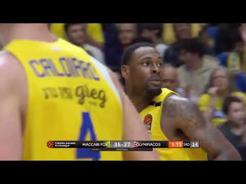 Tarik Black highlights (Maccabi-Olympiacos: 65-64)