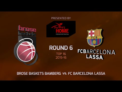 Highlights: Top 16, Round 6, Brose Baskets Bamberg 74-70 FC Barcelona Lassa