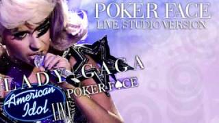 Poker face American Idol Live Studio Version