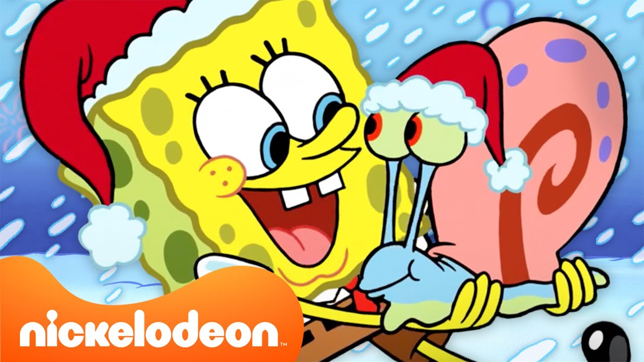 Bob Esponja | 45 MINUTOS dos Momentos Mais Nevados de Bob Esponja ❄️ | Nickelodeon em Português