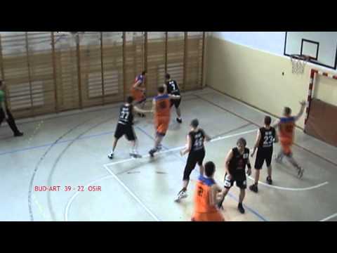 Liga Okręgowa Koszykówki 2010/2011 półfinał 1mecz Bud-Art Częstochowa - OSiR Kłobuck 2 kwarta